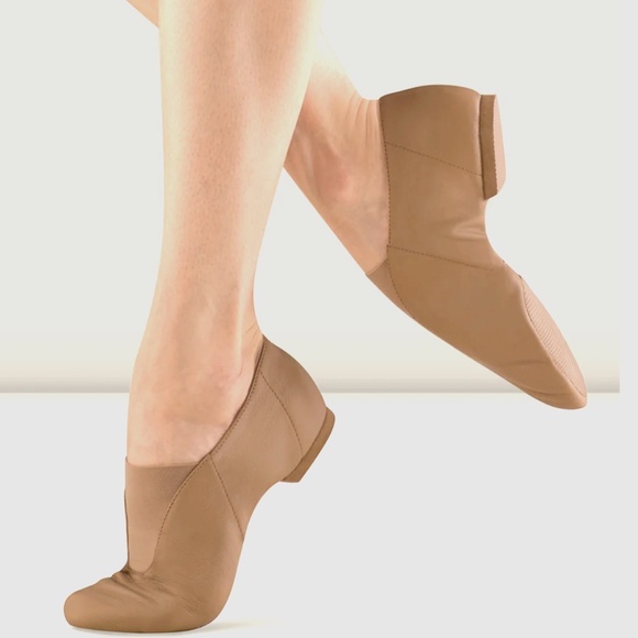 Bloch Shoes - BLOCH  Supa Jazz Slip On - Tan/Black —- Girls, Men’s, Ladies—Brand New